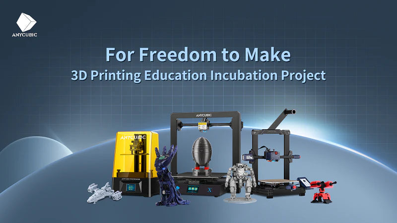 Proyecto de incubación de educación de impresión 3D For Freedom to Make