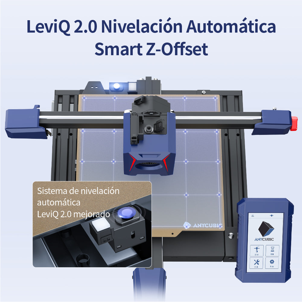 Anycubic Kobra 2: 6 veces más rápido y Nivelación automática LeviQ 2.0