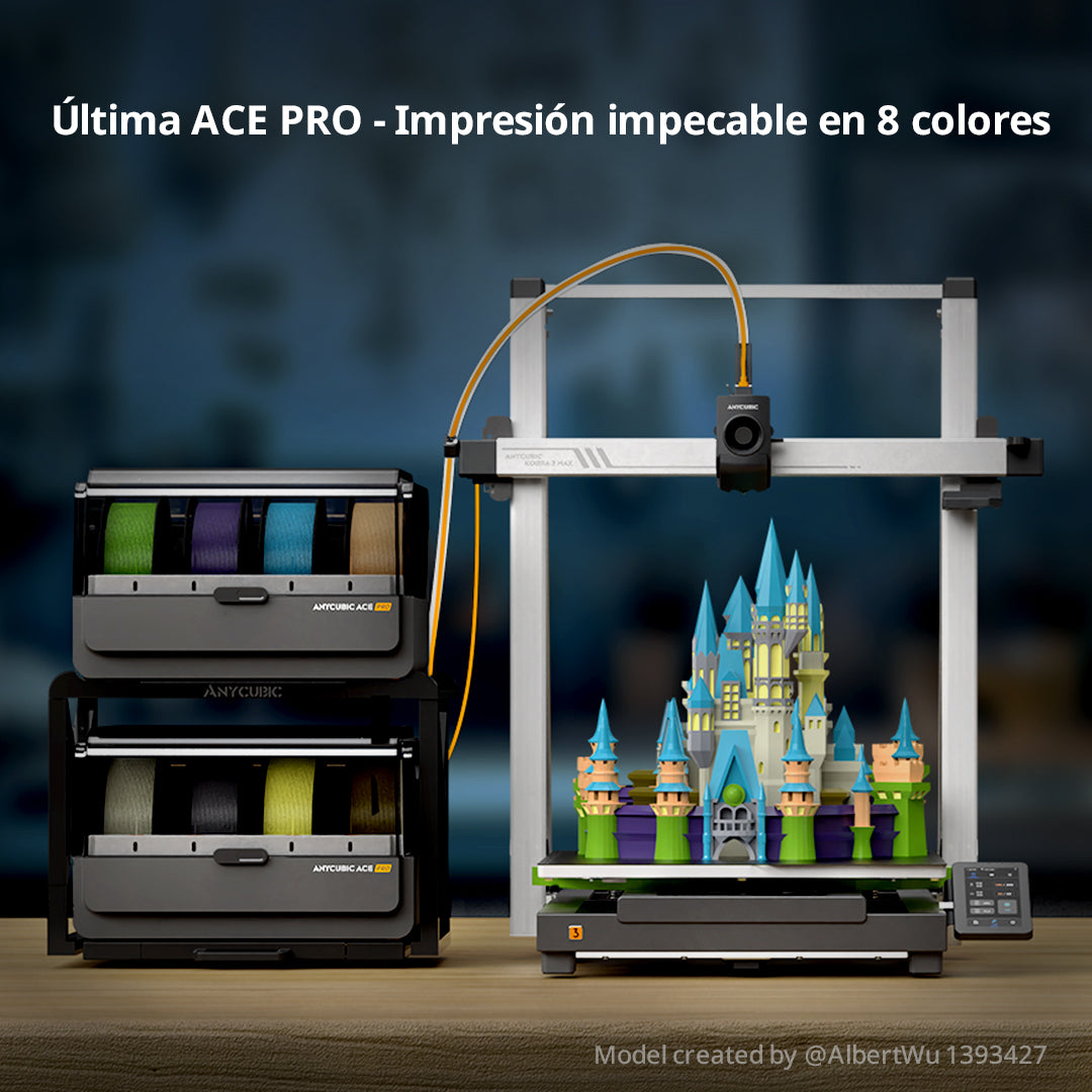 Kobra 3 Max Combo: La impresora 3D multicolor más grande para