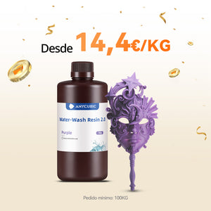 Resina Lavable 2.0 10-100KG