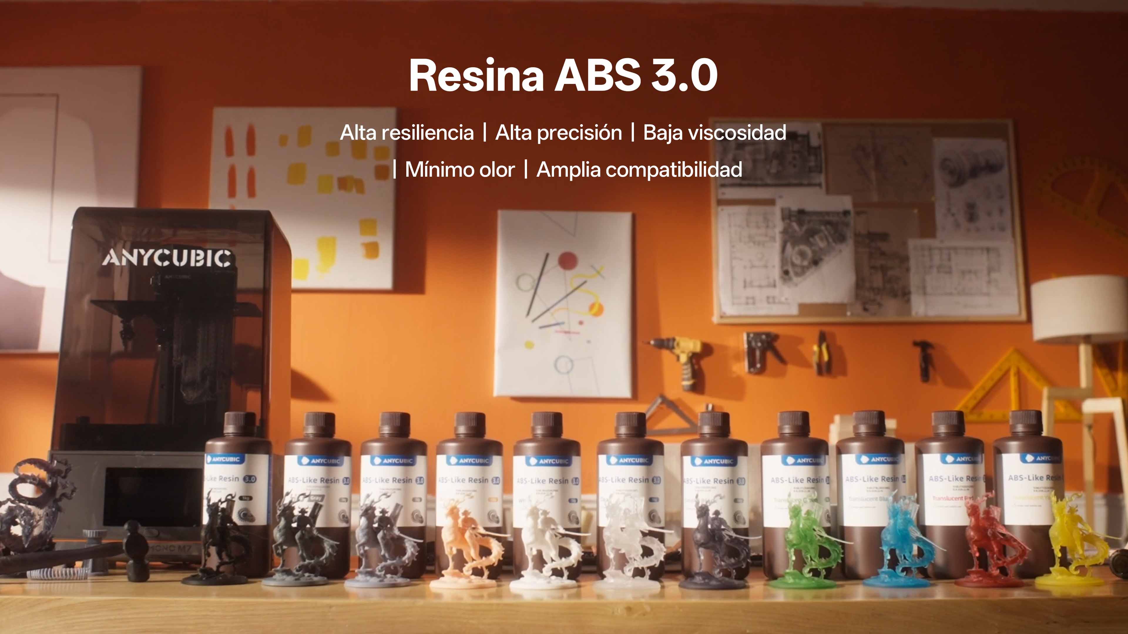 Cargar video: ABS-Like Resin 3.0