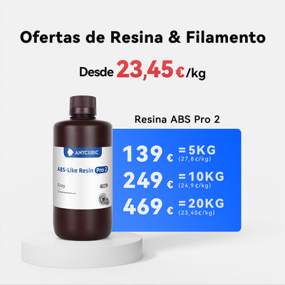 Ofertas de Anycubic Resina ABS Pro 2 5-20KG