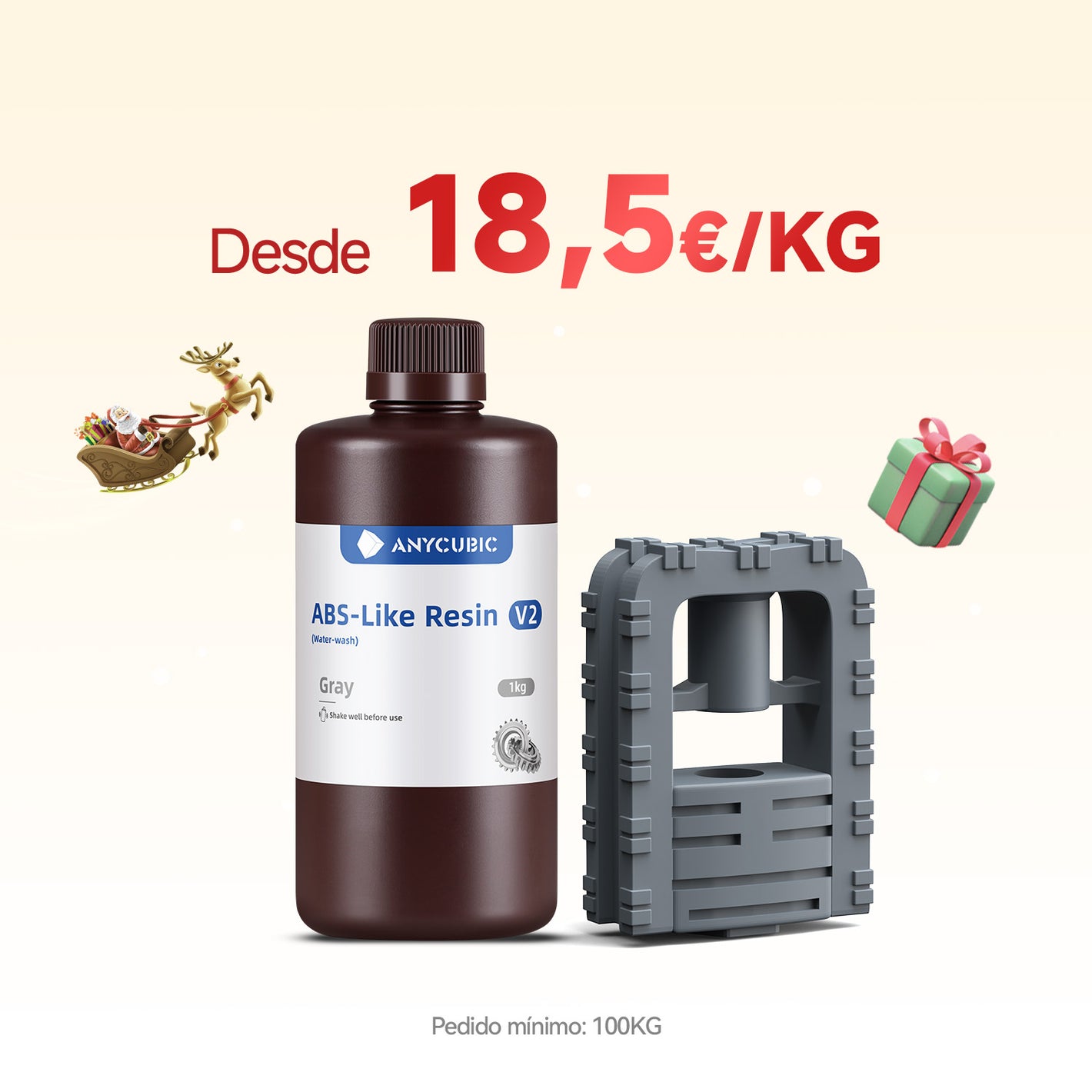 Resina ABS V2 Lavable 10-100KG