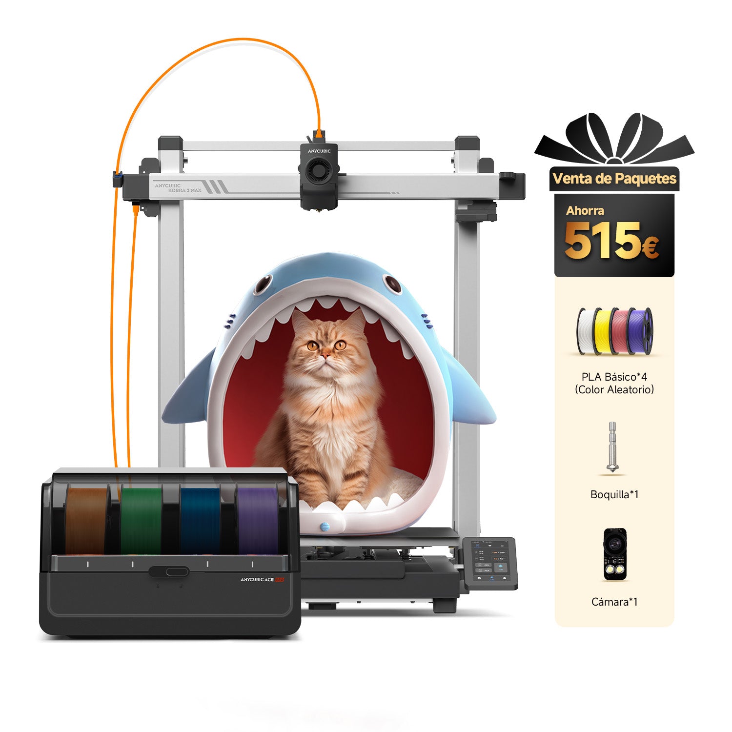 Kobra 3 Max Combo - Paquete de 4 Colores