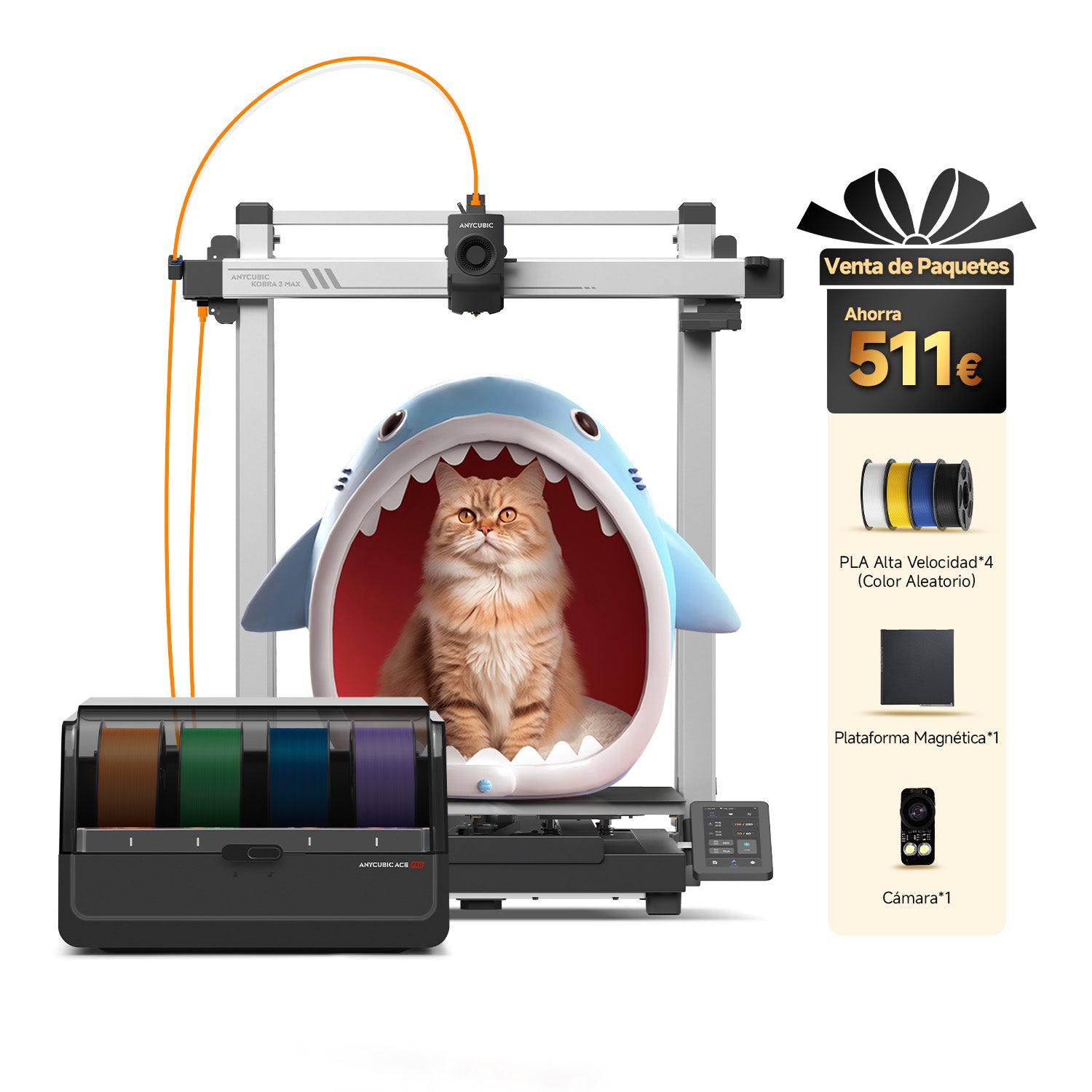 Kobra 3 Max Combo - Paquete de 4 Colores