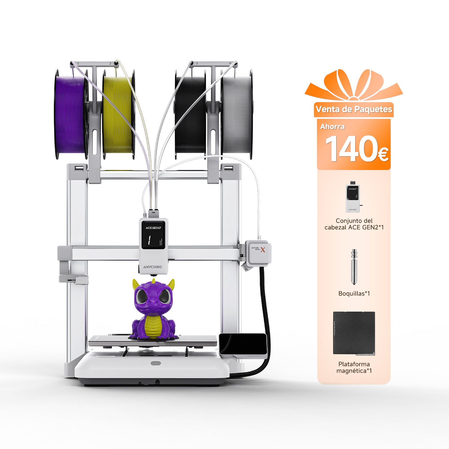 Anycubic Kobra X Paquete Todo en Uno