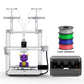 Impresora 3D Anycubic Kobra X con 4 colores integrados: primera capa perfecta, impresión silenciosa, estable y fácil de usar para principiantes