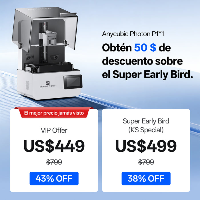 Reserva de depósito de $10 para Anycubic Photon P1