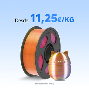 PLA de seda Dual / Tricolor 10-100KG