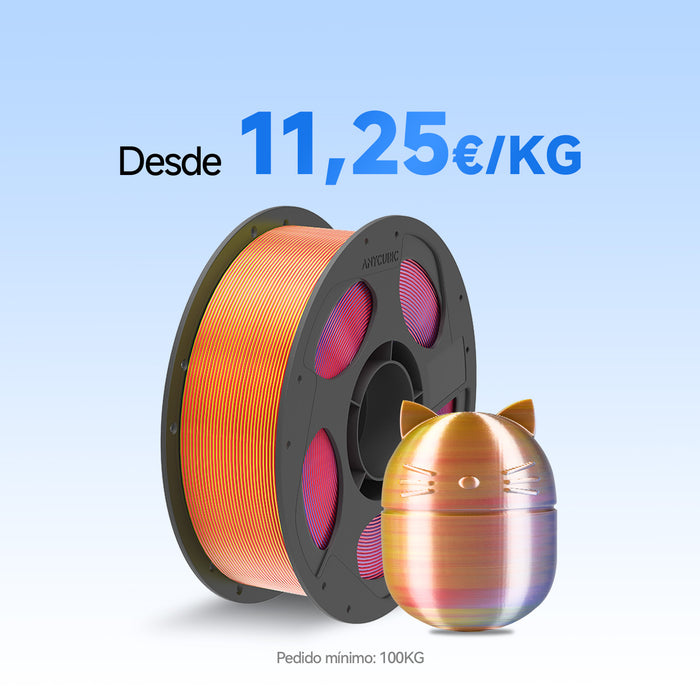 PLA de seda Dual / Tricolor 10-100KG