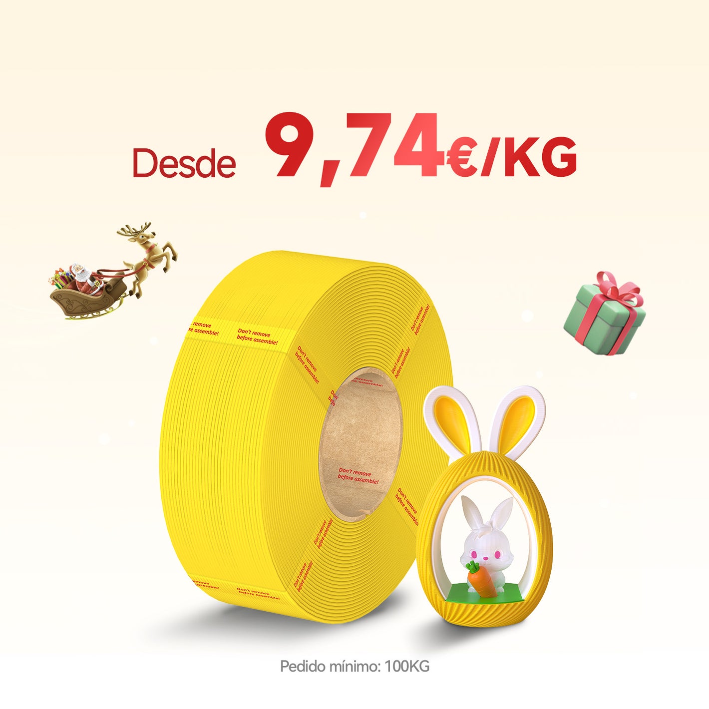 PLA+ Recambiable 10-100KG