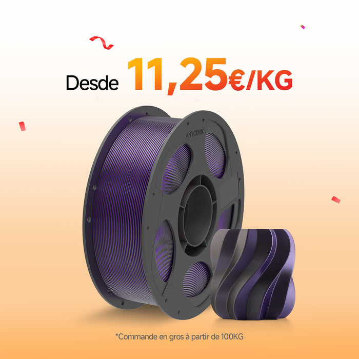PLA de seda Dual / Tricolor 10-100KG