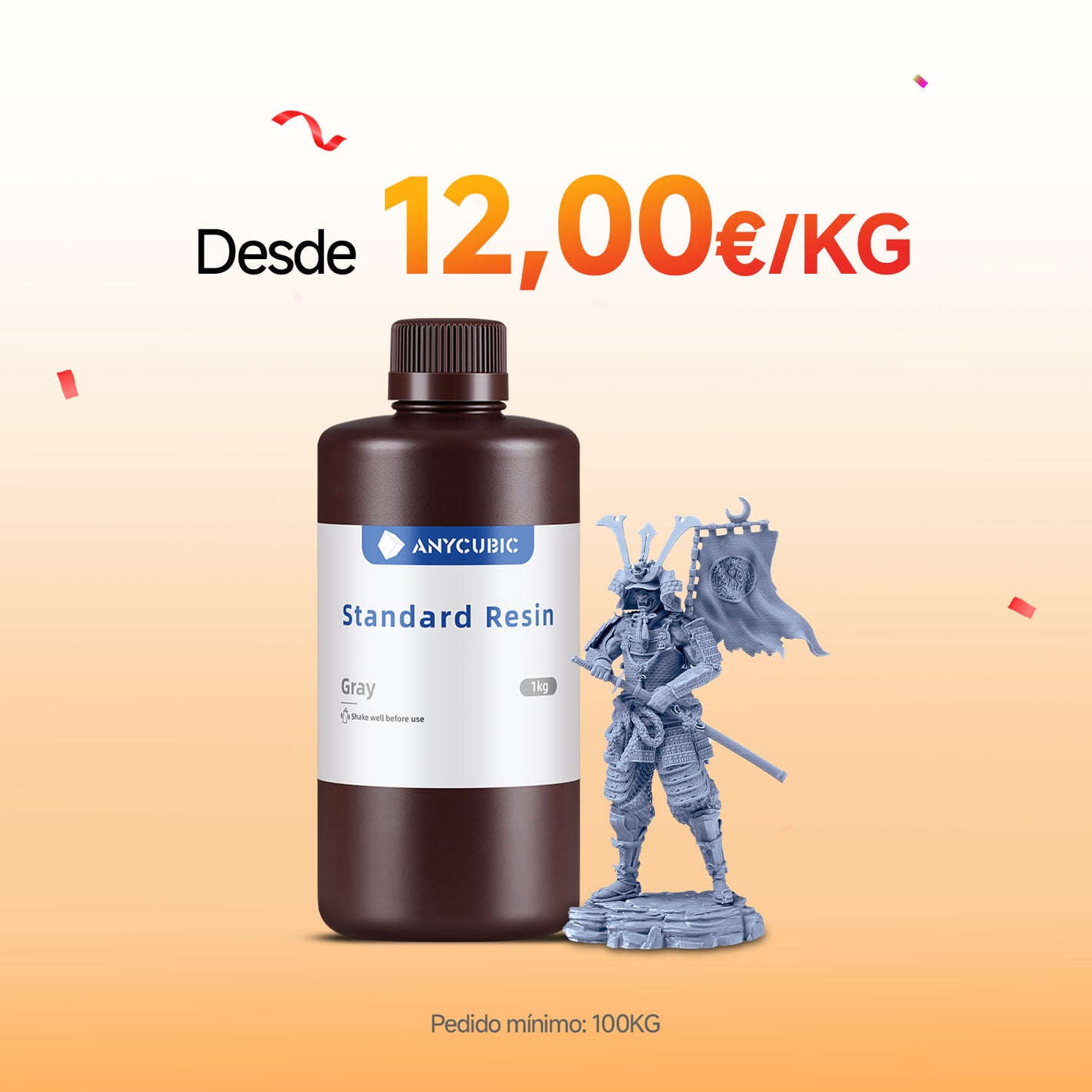 Resina Estándar 10-100KG