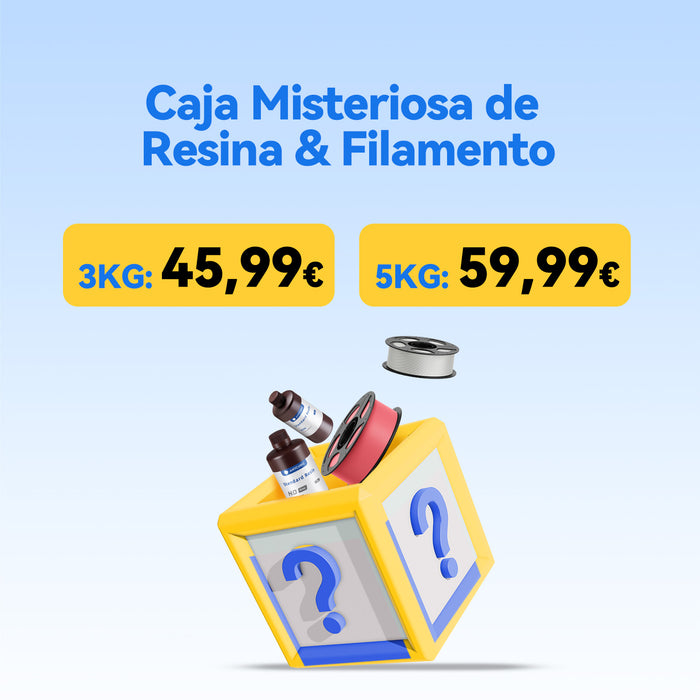 Caja misteriosa de Filamento & Resina