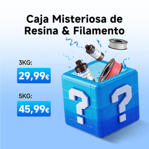 Caja misteriosa de Filamento & Resina