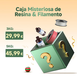 Caja misteriosa de Filamento & Resina