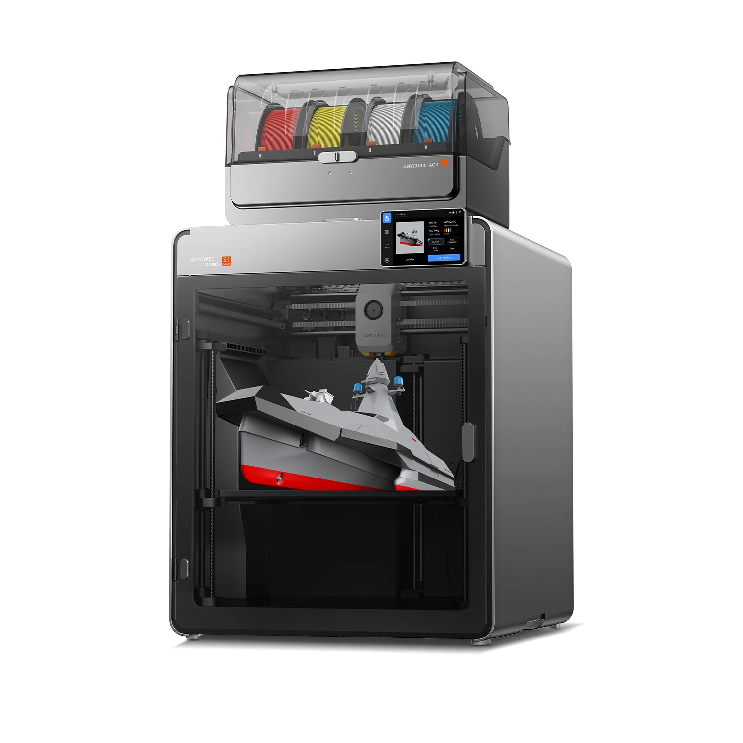 Anycubic Kobra S1 Max Combo 1 Kobra S1 Max Combo: Impresora 3D Gran Formato de 16 Colores